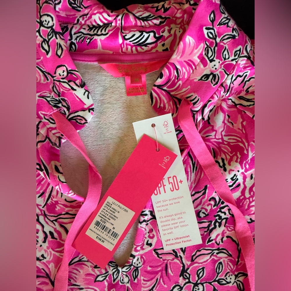 Lilly Pulitzer dress UPF 50+ Cassi Dress ~ Plumeria Pink ~ Purrposefully Pink